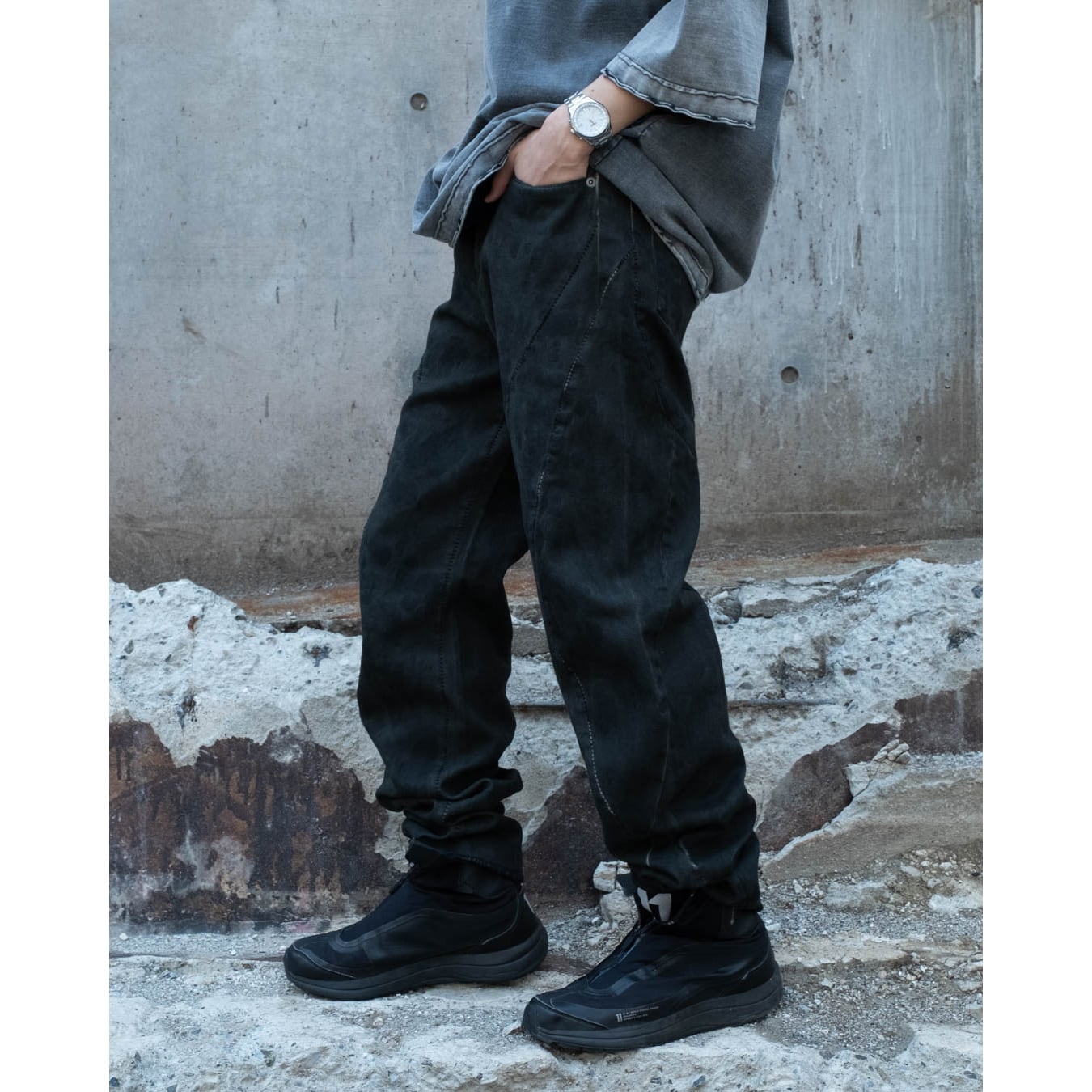 Professor.E ](プロフェッサーイー) 25SS-PE-TRL-05 E-CUT JEANS(COLD