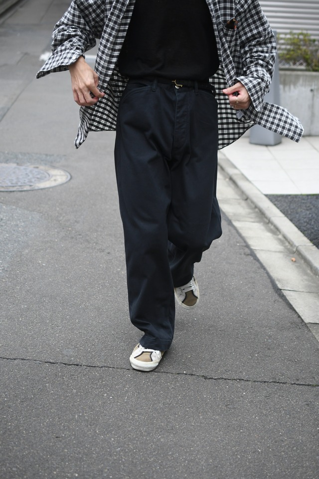 BAUTH / SATIN FLISCO PANTS (CHARCOAL)