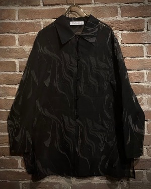 【Caka act3】Abstract Pattern Vintage Loose Shirt