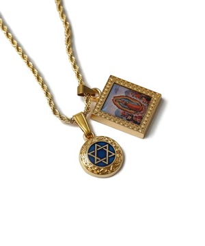 Subciety / Epoxy brass necklace / 152-94163