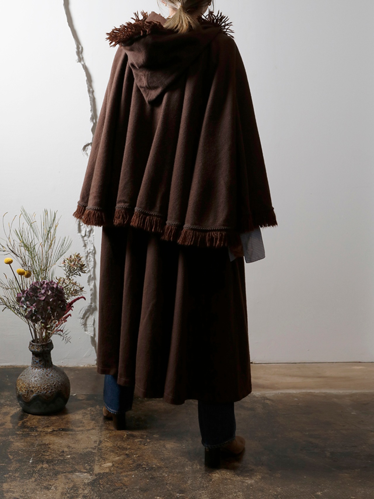 1970's Yves Saint Laurent / Hooded Cape