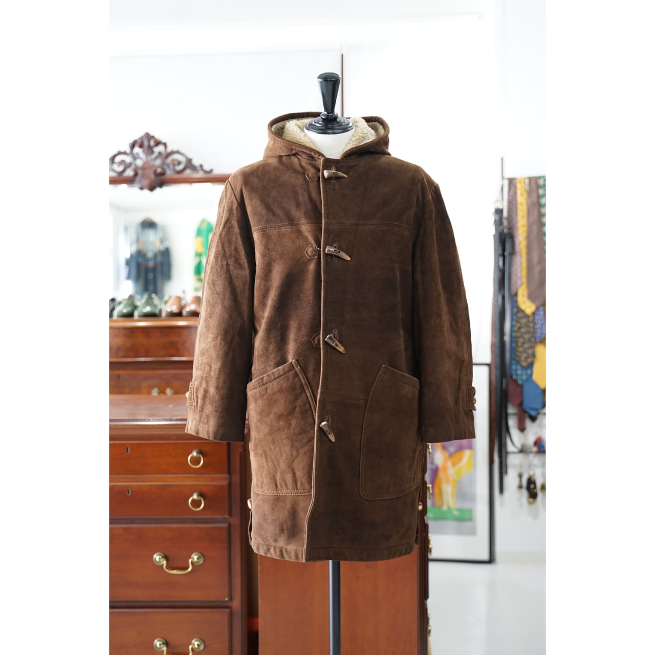 McGREGOR スウェードダッフルコート 古着 ブラウン BS603 | Pickle