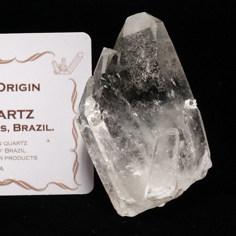 レムリアンシード 水晶 原石 虹入り ブラジル ミナスジェライス州 コリント産 証明書付属 一点物 271-592