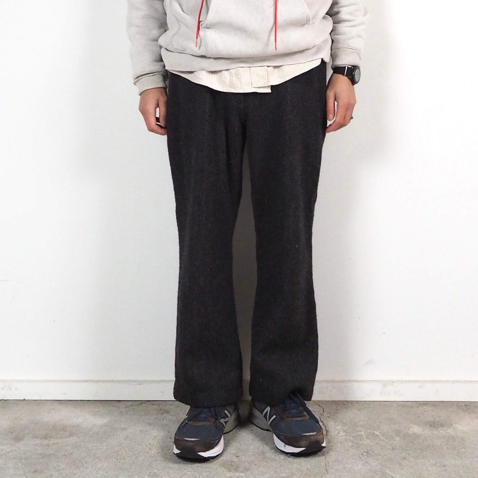 Woolrich tweed wool slacks dark gray w30 80’s ウールリッチ ウールツイード スラックス