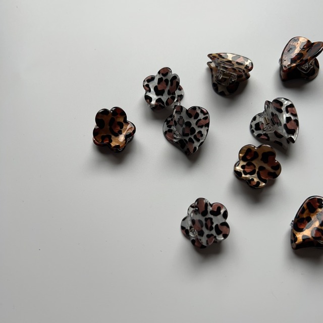 【即納】leopard hair clip // kosa's select
