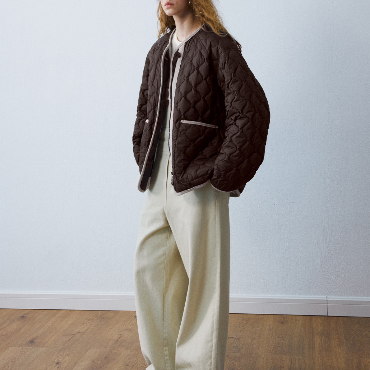 Quilted Volume Jacket  T3862