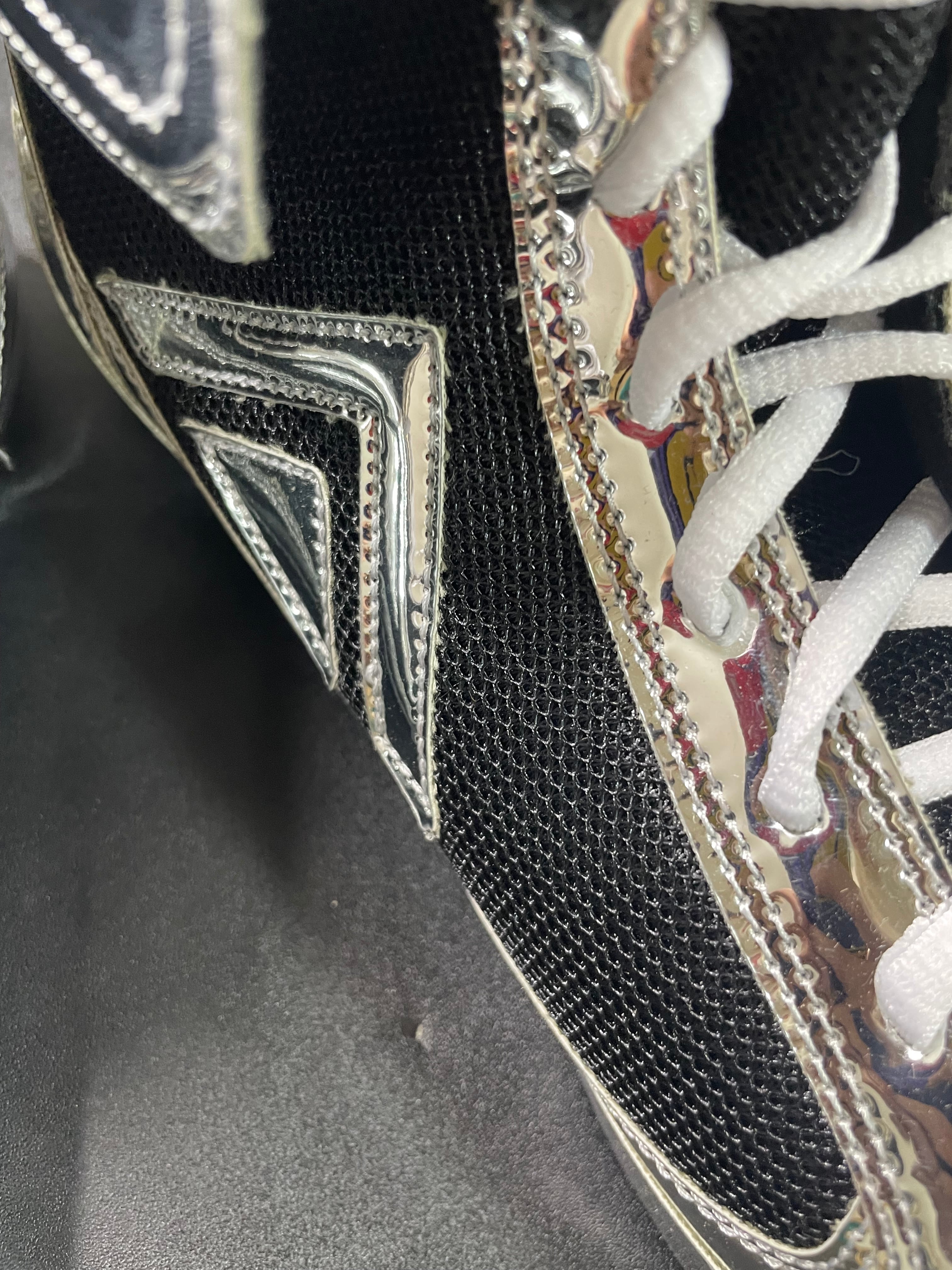 ADAMS シルバー ボクシングシューズ AdamsアダムスOプロ オールシルバー | ボクシング格闘技専門店