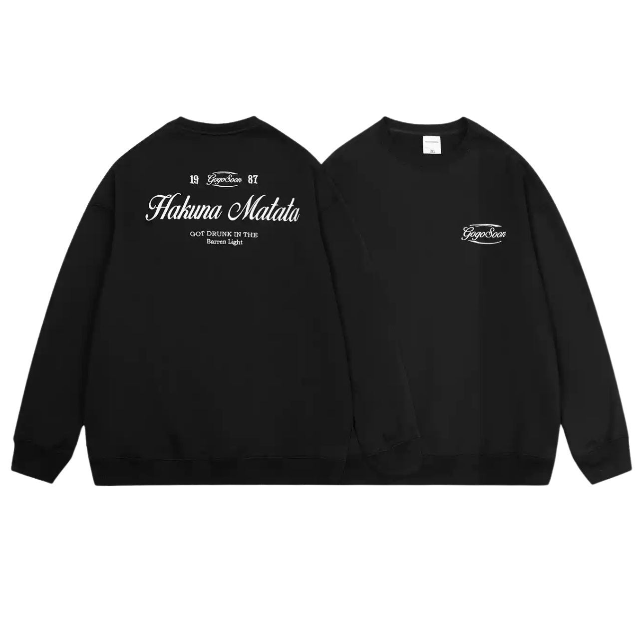 胸ロゴバックプリントスウェット　1048