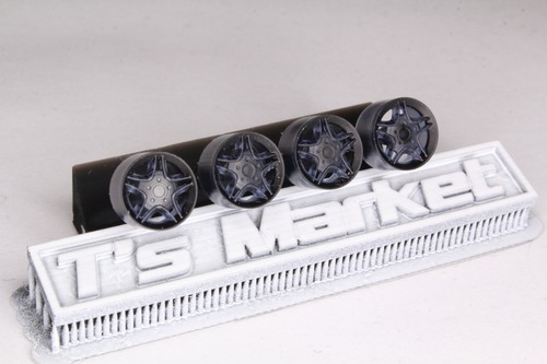 8.5mm momo フェラーリ エンジニアリング タイプ 3Dプリント ホイール 1/64 未塗装