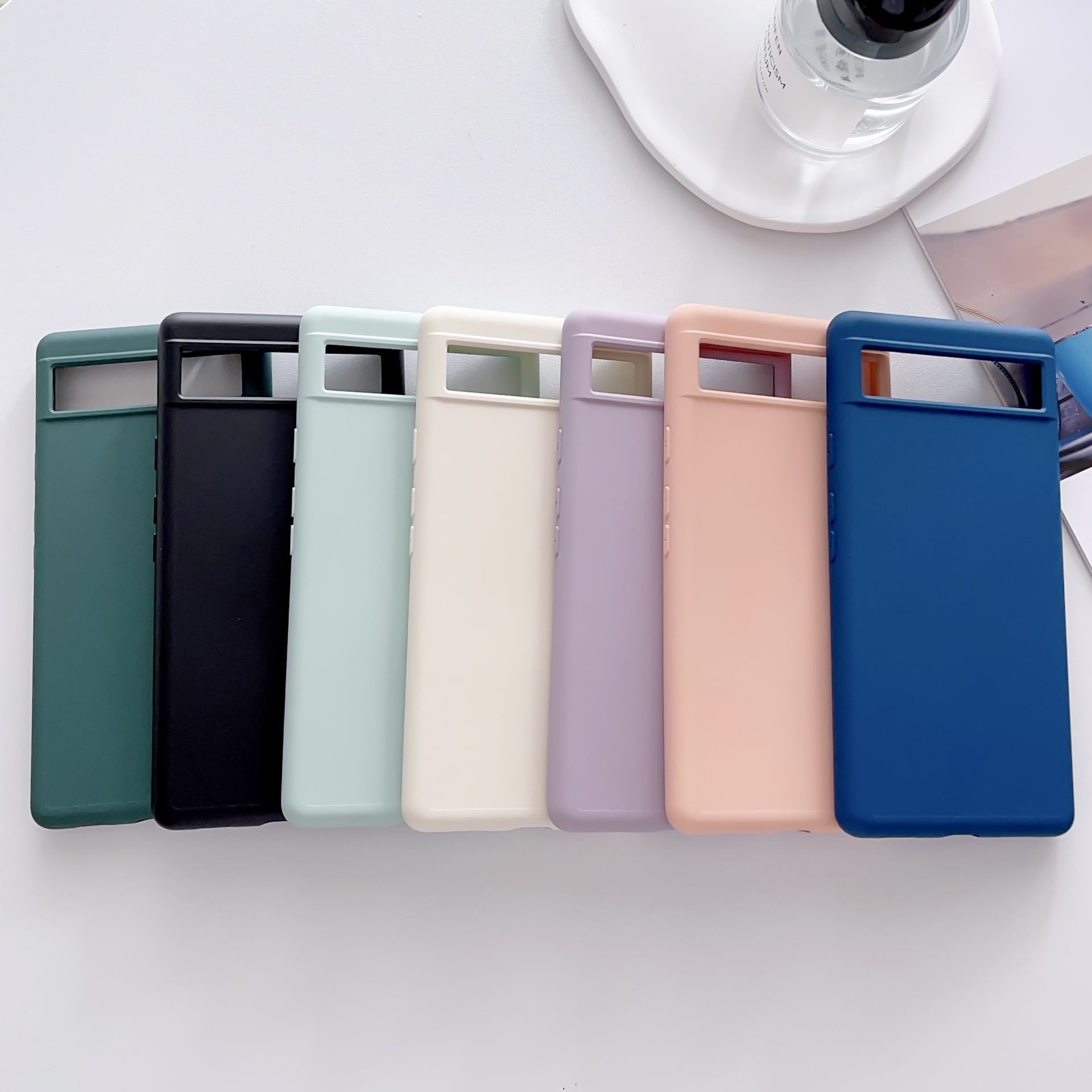 【Pixel対応】グーグルピクセル ◎7色から選べる シンプル シリコンケース おしゃれ Google Pixel スマホケース ND-15714