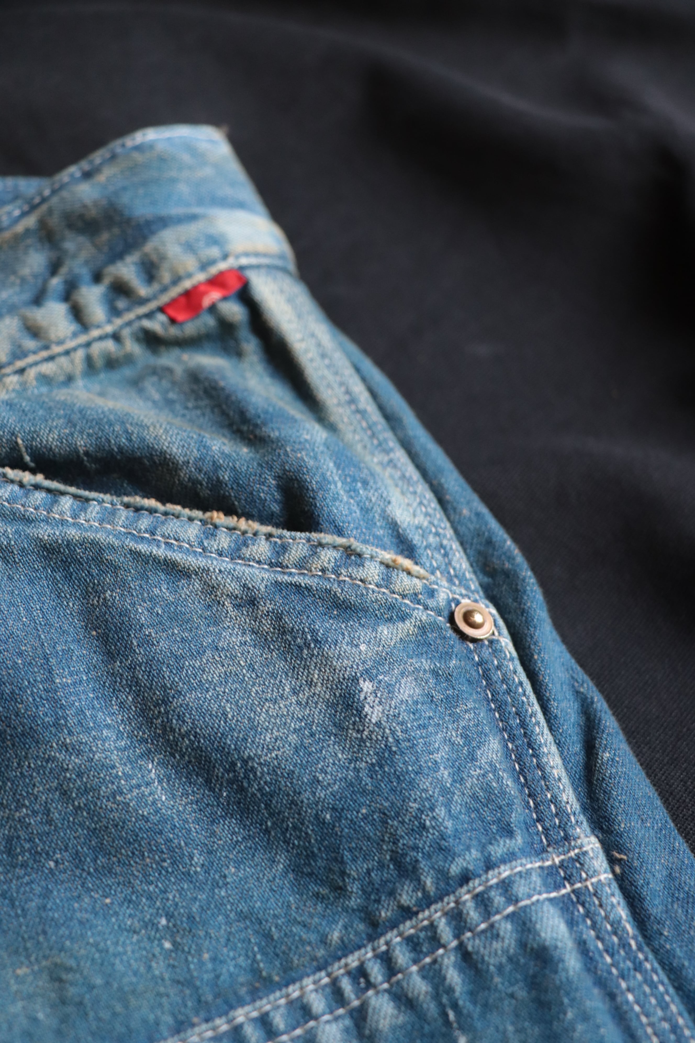 ANACHRONORM/アナクロノーム DENIM PAINTER EASY PANTS INDIGO(AGING