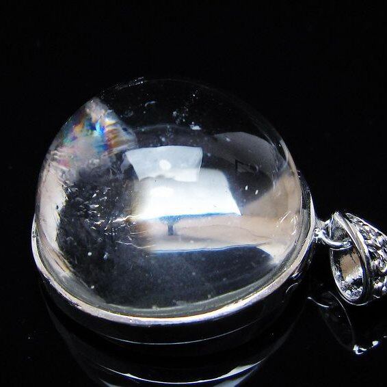 アイリスクォーツ 水晶 ペンダント 虹入り 一点物 メール便可 [M便 1/20] 112-12355