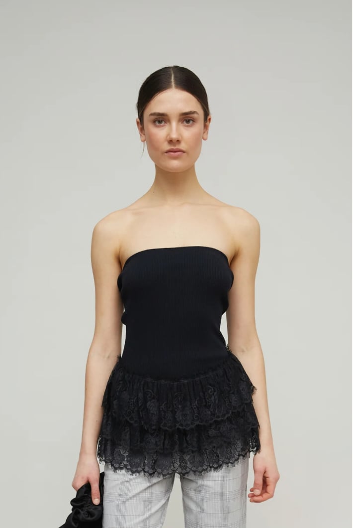 ELOISA SEAMLESS TOP - BLACK / OperaSPORT