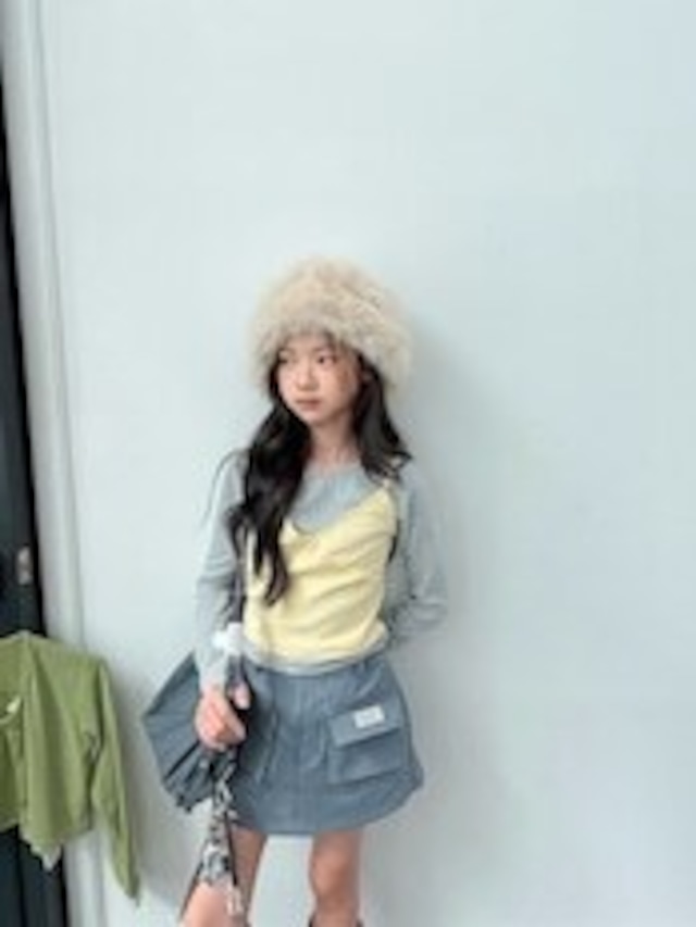 【予約】 comma ビスチェレイヤードT 26autumn 韓国ブランド　キッズ　女の子　小学生　コンマ　韓国子供服　トレンド
