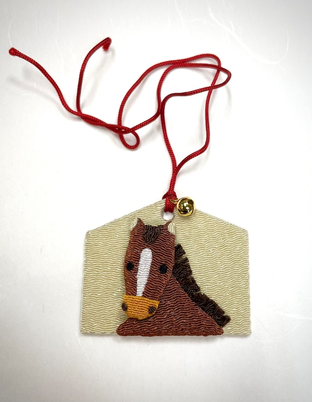 ちりめん干支【午】ミニ絵馬