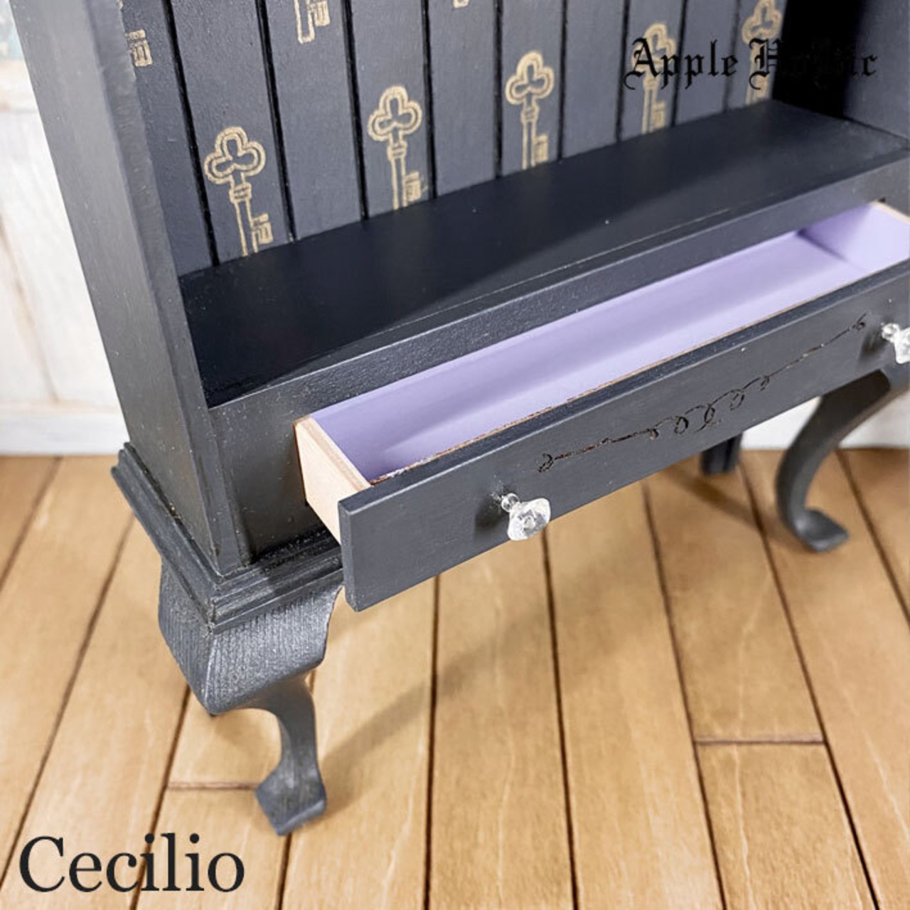 1/6 アンティーク シェルフ　Antique shelf Cecilio・チェチーリオ・グレイ　  書棚