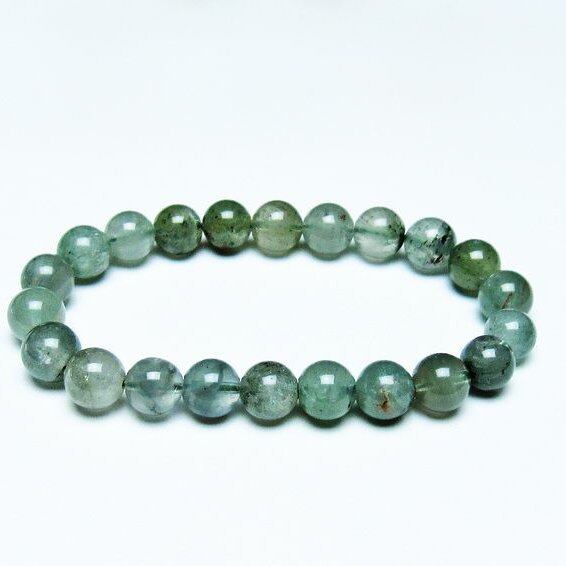 グリーンファントム ブレスレット 8mm 一点物 メール便可 [M便 1/10] 111-44146