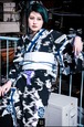 RumiRock 反物 ゆかた「勧進帳」　[A1684]