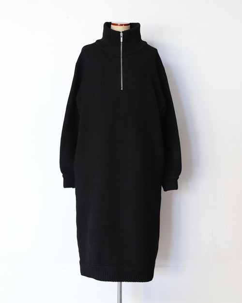 【ECO SAMPLE】Half Zip Warm Onepiece / ハーフジップウォームワンピース