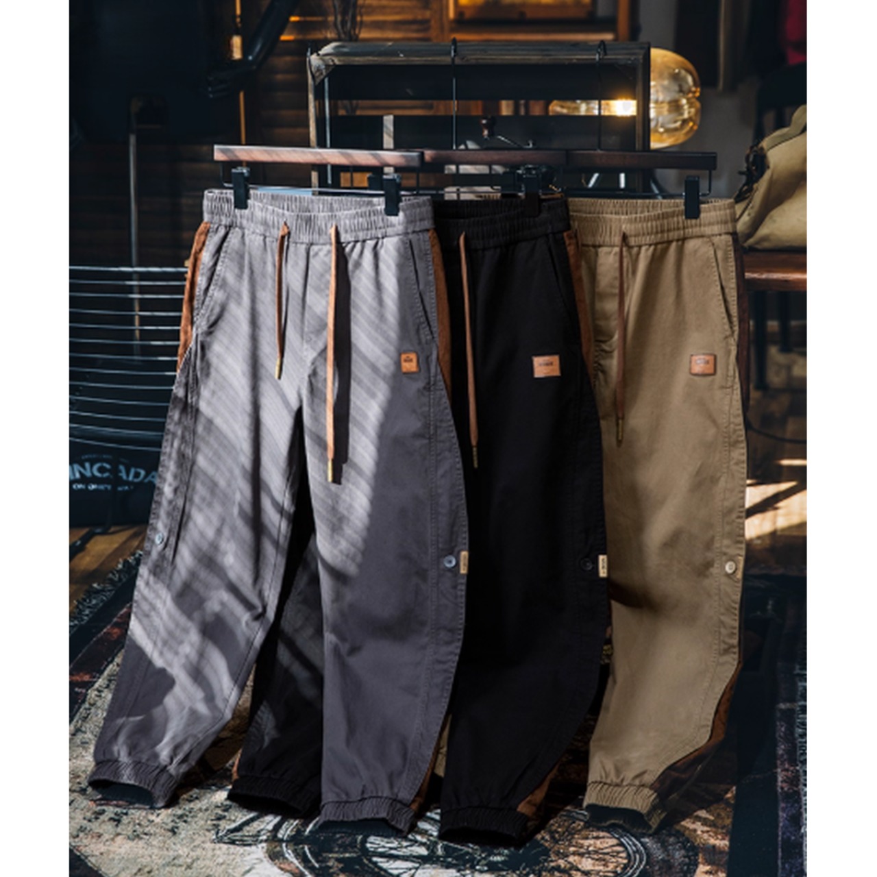 サイドパネルジョガーパンツ 10169