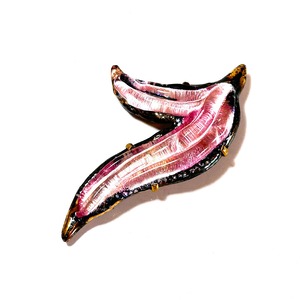 1960s France enamel vintage brooch