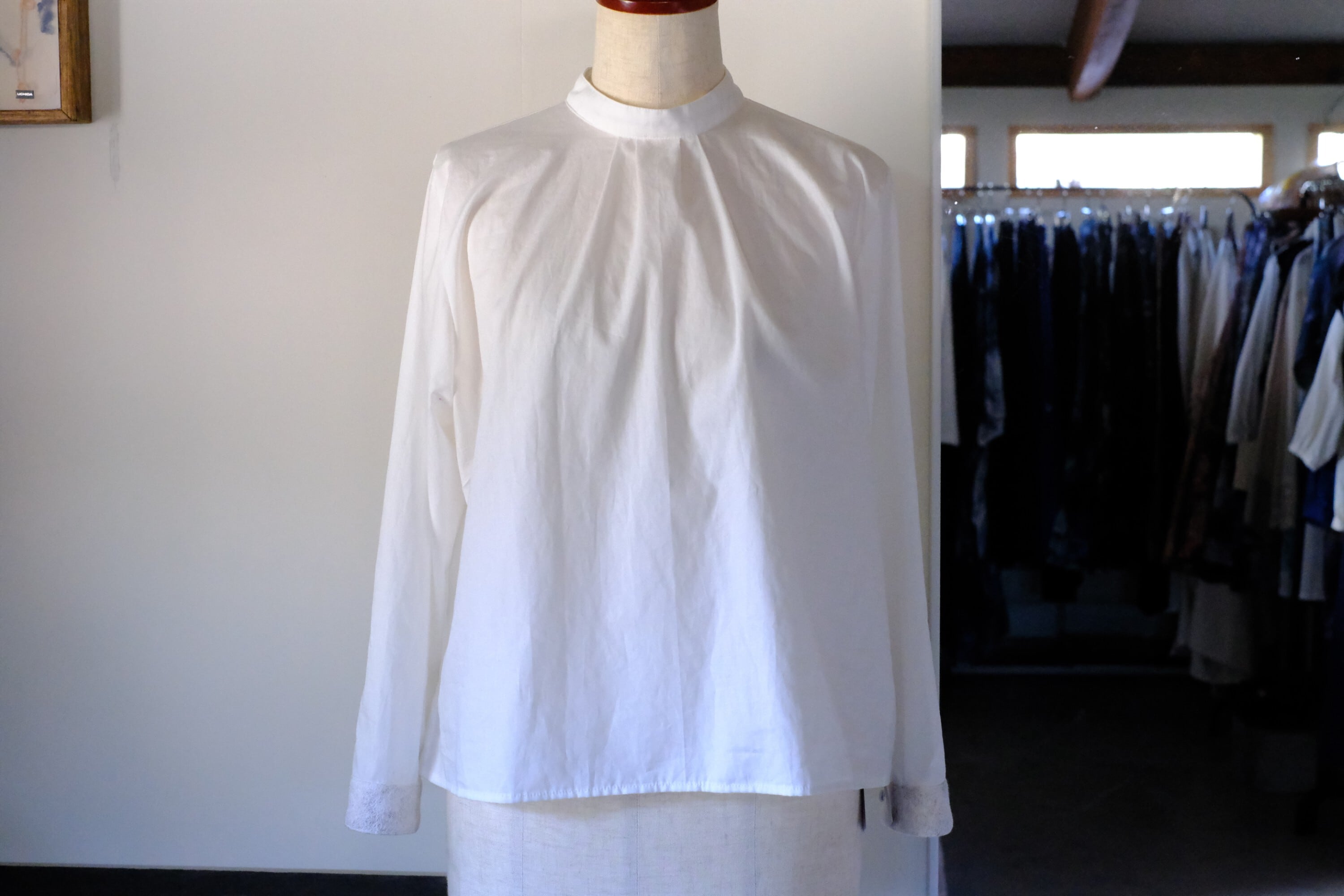 バックボタンブラウス CL-159