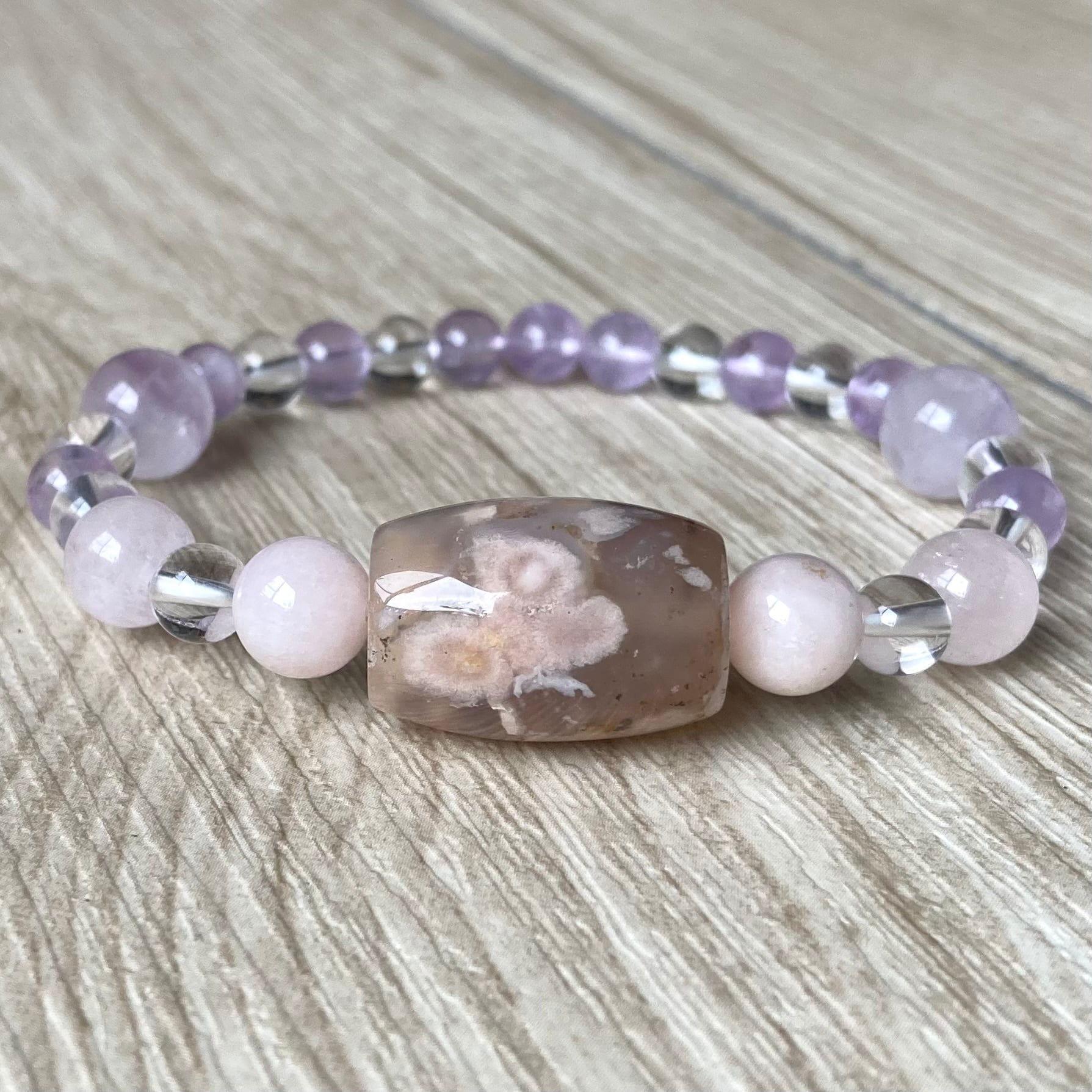 災いを除ける万能の石/上質水晶 勾玉/パワーストーン/天然石