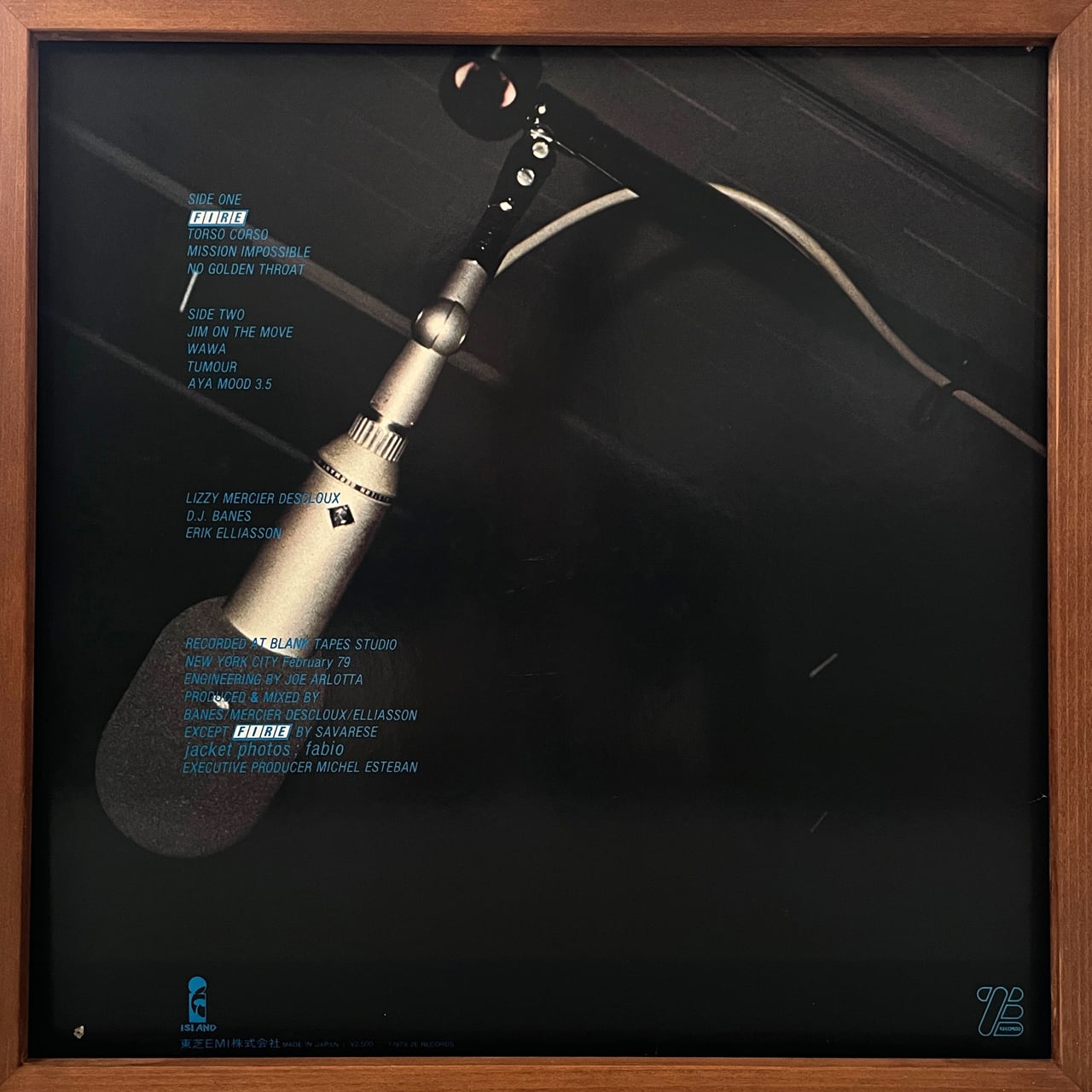 Lizzy Mercier Descloux – Press Color (LP) | Underground Gallery