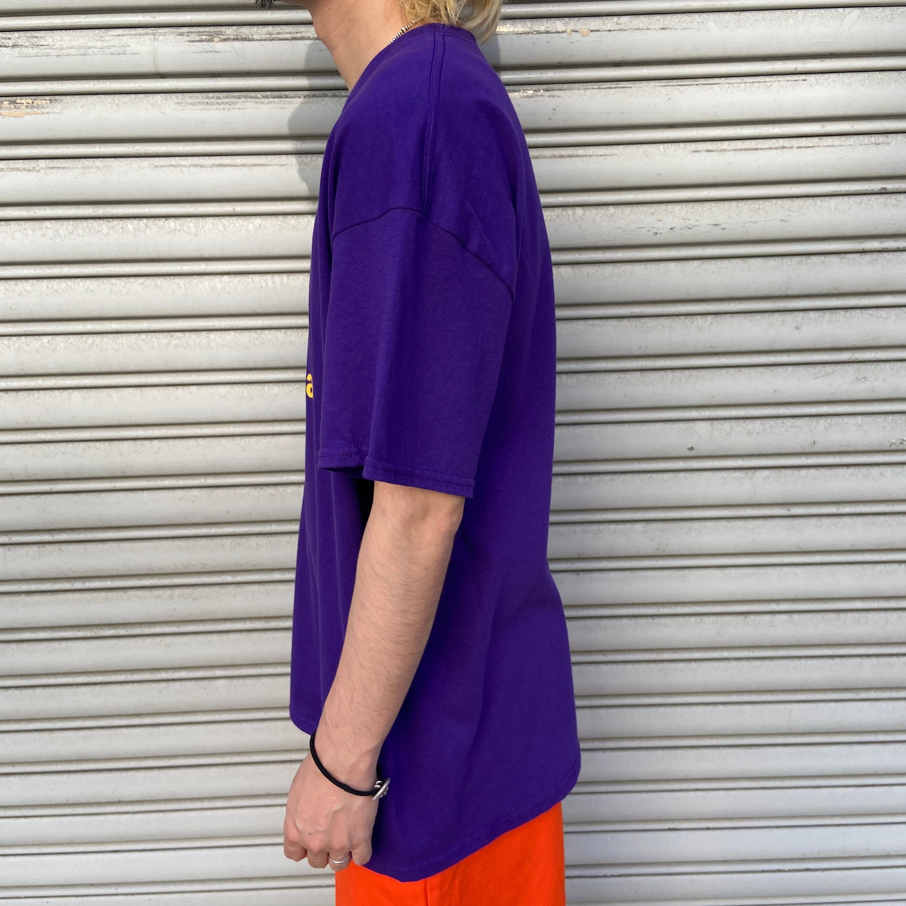グリマス キャラクターTシャツ マクドナルド パープル L プリントT