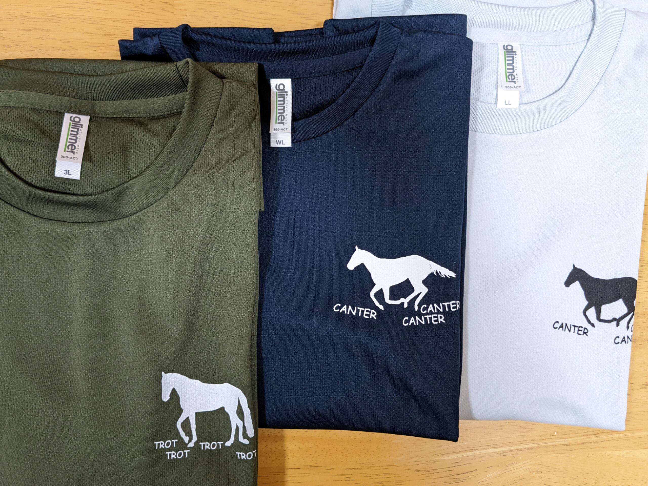 馬シルエット ドライTシャツ 【送料込み】 | ようすけの店