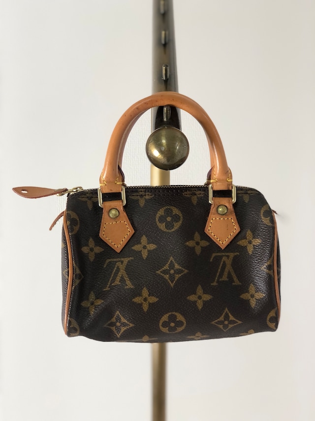 LOUIS VUITTON ルイヴィトン モノグラム ハンドバッグ ブラウン スピーディ ミニボストン vintage ヴィンテージ オールド ssgjhj