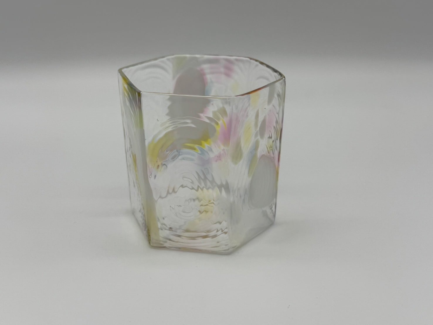 末國清吉　モールグラス　4個セット　ガラス製 ねじれ模様 グラス 4個セット 末國清吉 モールグラス 4個セット ガラス製 ねじれ模様 グラス 4