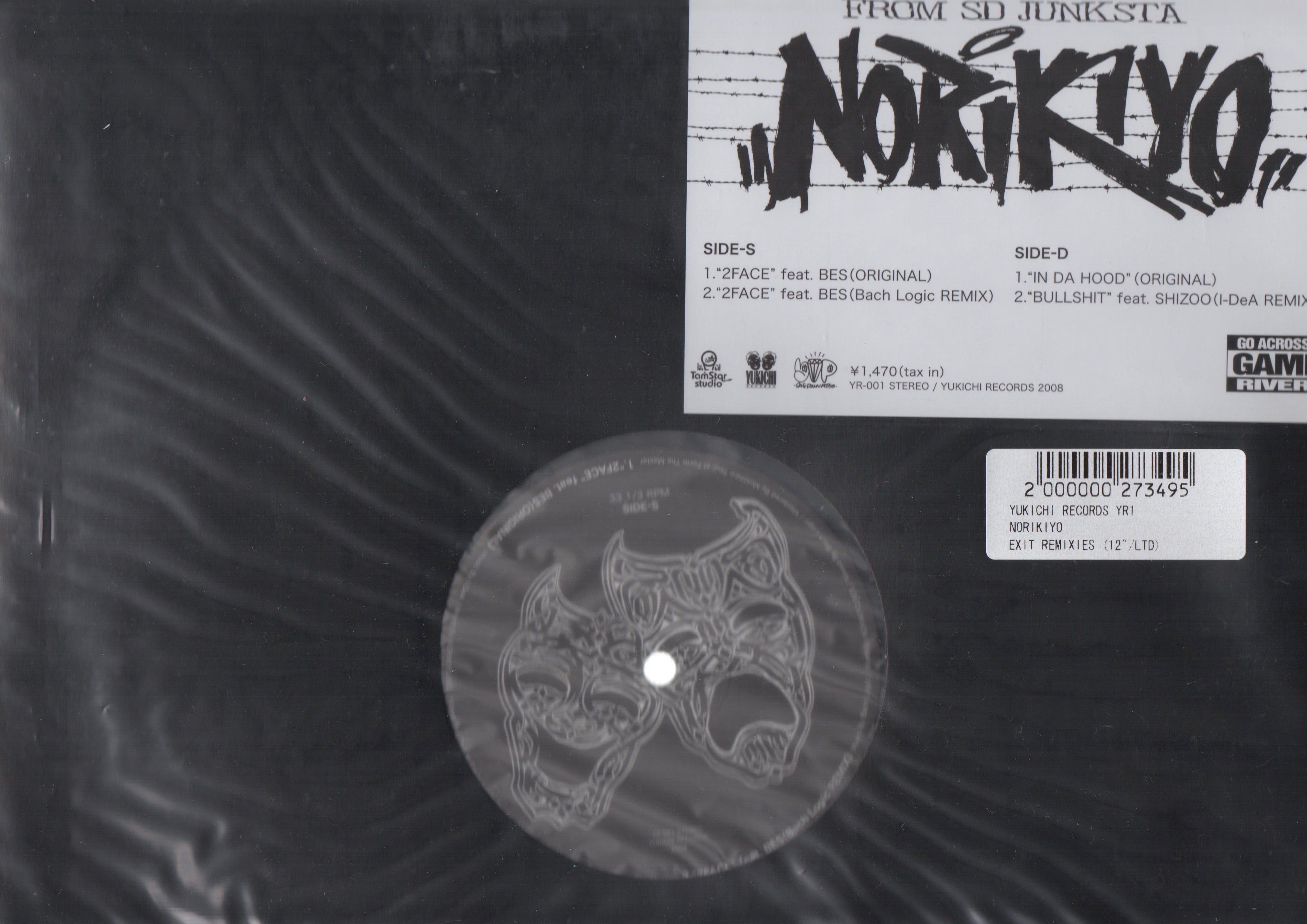 12inch】NORIKIYO / 2FACE feat. BES | COMPACT DISCO ASIA