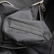 バレンシアガ ジュネーヴ ラージ ショルダーバッグ ブラック ナイロン レザー AW24