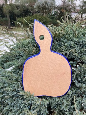 ペトリキウカ塗り　木製ボード　ティモシェンコ作　アップル