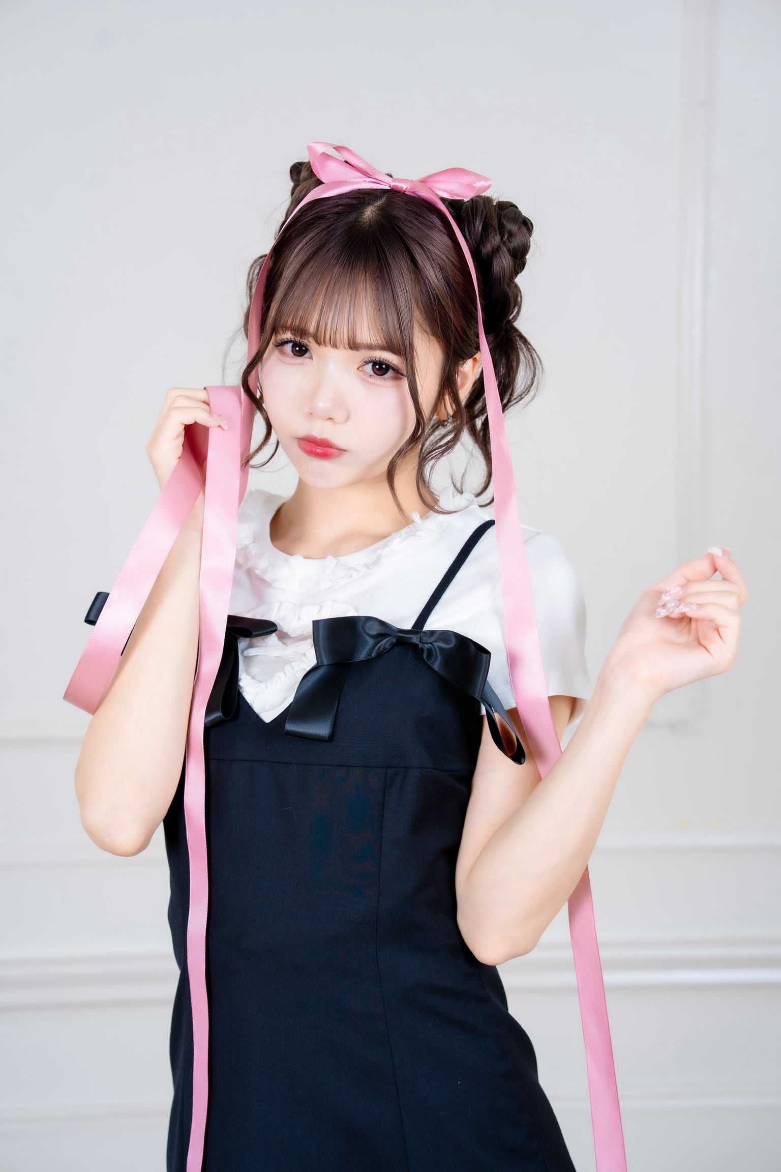 Charming Ribbon Scallop Dress