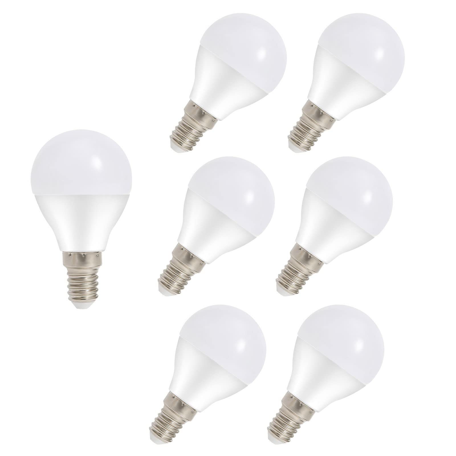 【新着特価】LED電球 シャンデリア球 E14 口金 5W 40W相当 LEDシャンデリア 昼光色 6000K 広配光 クリスマス 結婚 小型電球タイプ LED照明 長寿命 省エネ 節電 6個セット (E14-昼光色)