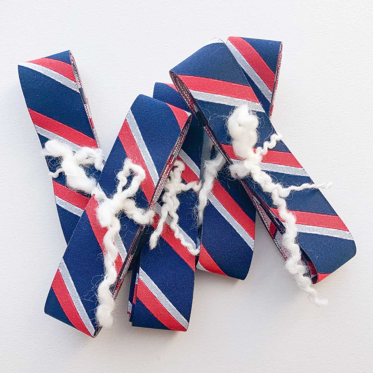 3カラー斜めストライプリボン（1mカット） | Dua-アクセサリーパーツ