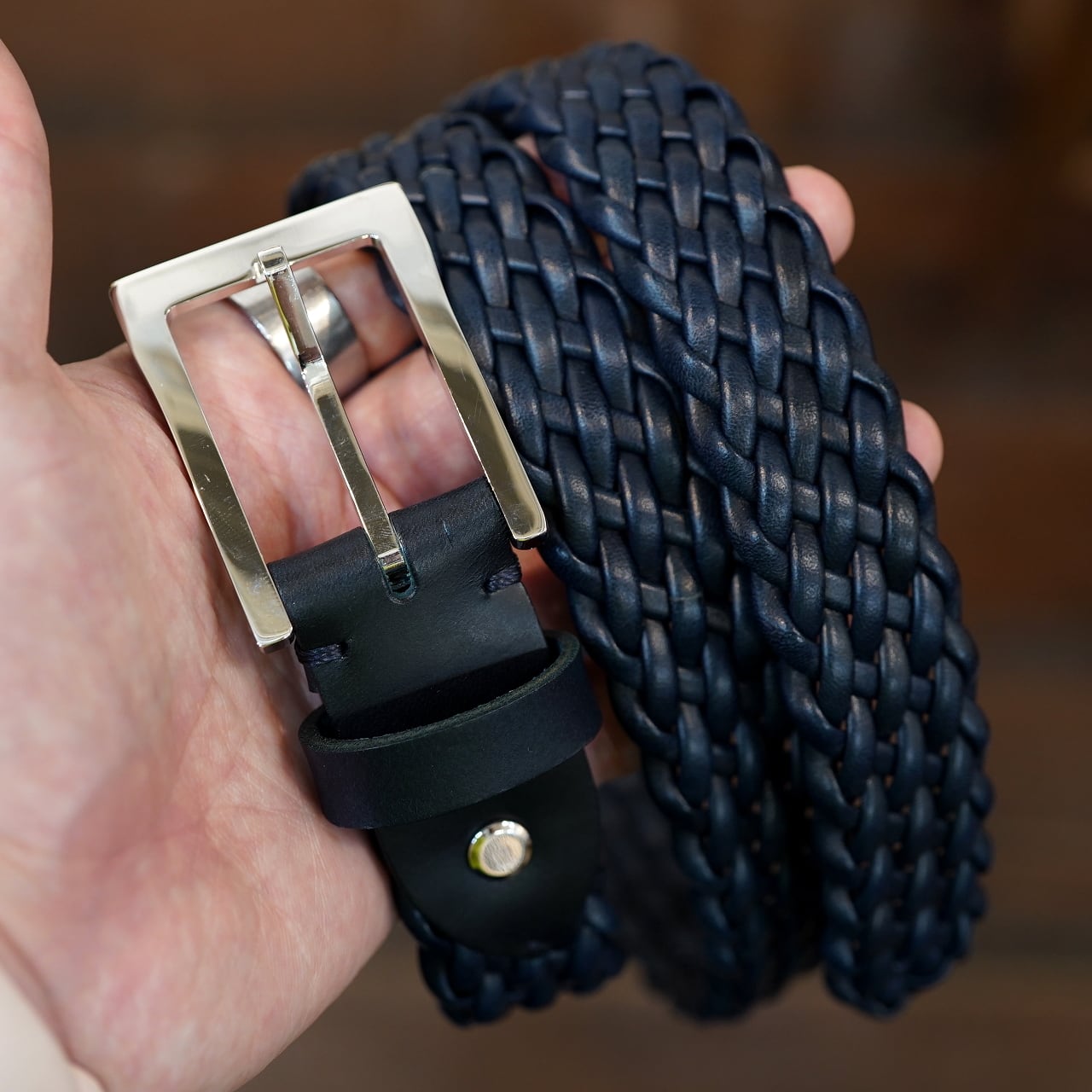 Circus of Happiness ブッテーロ・メッシュベルト 削り出しバックル