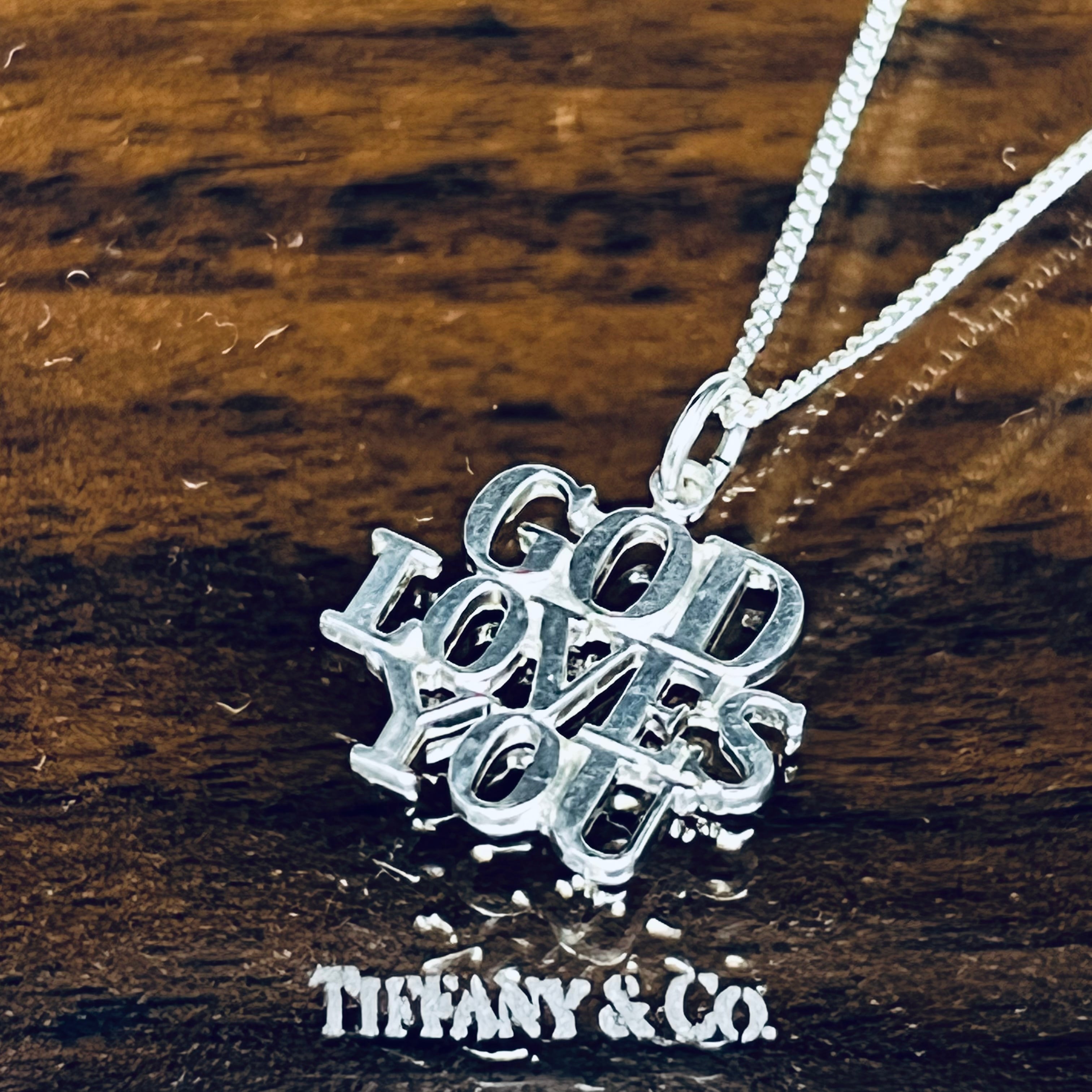 VINTAGE TIFFANYティファニー GOD LOVES YOU チャーム