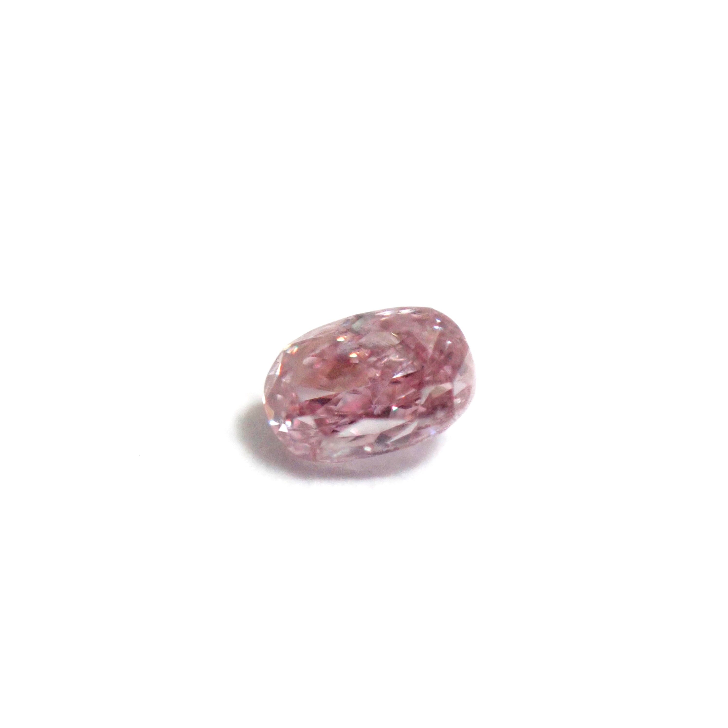 サザエの入れ歯　天然ピンクダイヤ0.103ct.無色ダイヤ0.19ct 2565d803e08d01fa68739b964d8d73