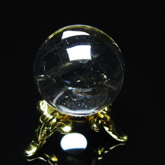 水晶 丸玉 20mm 一点物 141-7636