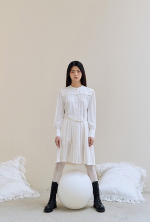 [flétta] flétta 75 (Sailor Dress)_Ivory 正規品 韓国ブランド 韓国通販 韓国代行 韓国ファッション  fletta フレタ 日本 店舗