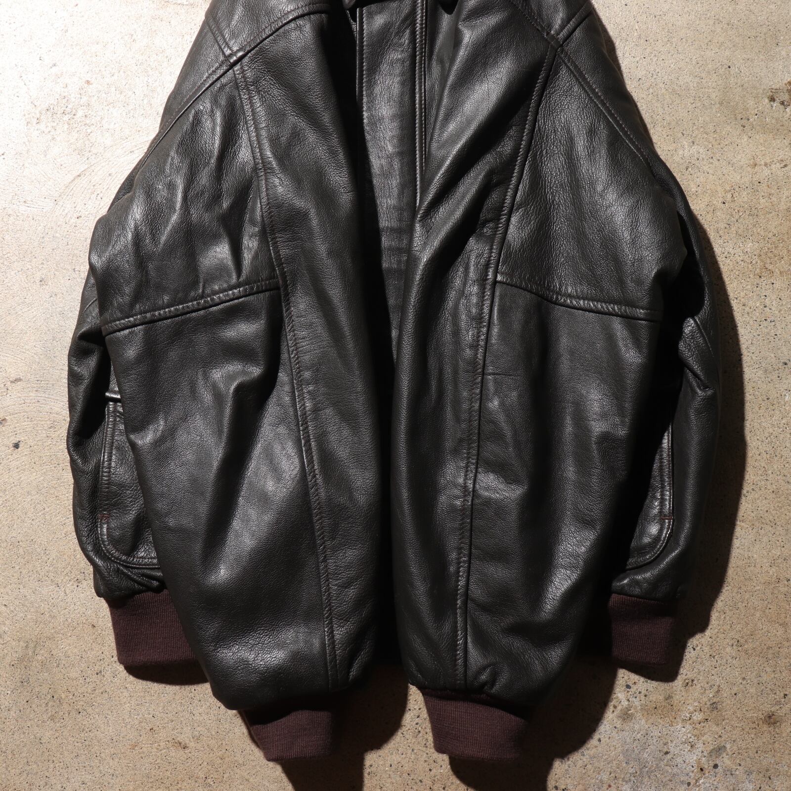 極美品 XL USA エルエルビーン A-2 レザージャケット L.L.Bean flying 