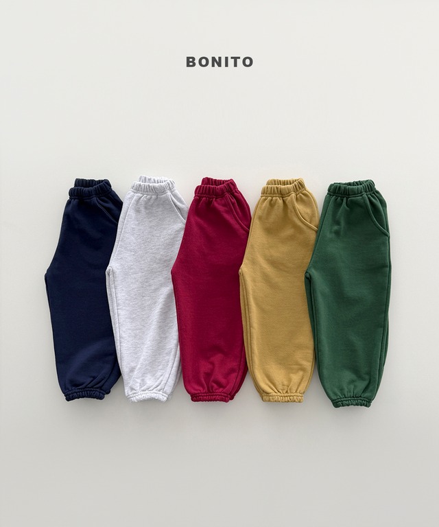【Jr.size】soft jogger pants【BONITO】※9月中旬発送予定
