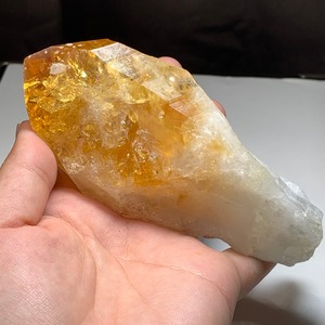 レア☆蜂蜜のような色合い♪大きいシトリン 結晶ポイント