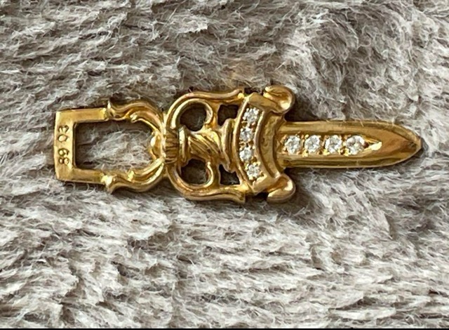 CHROME HEARTS クロムハーツ 22k #10 ダガー