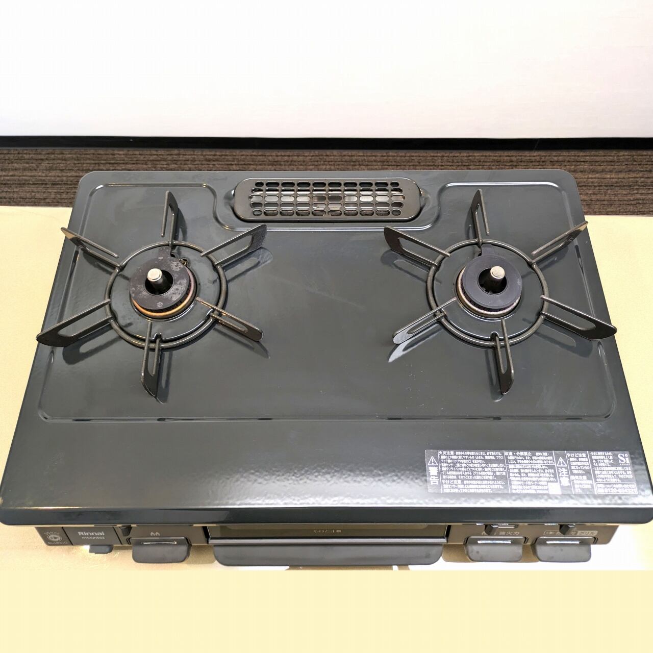 Rinnai・リンナイ・ガステーブル・コンロ・RT64JH6S2‐GR・LPガス・No 