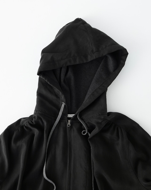 【ulikasanctus】PLAKET HOODED JACKET