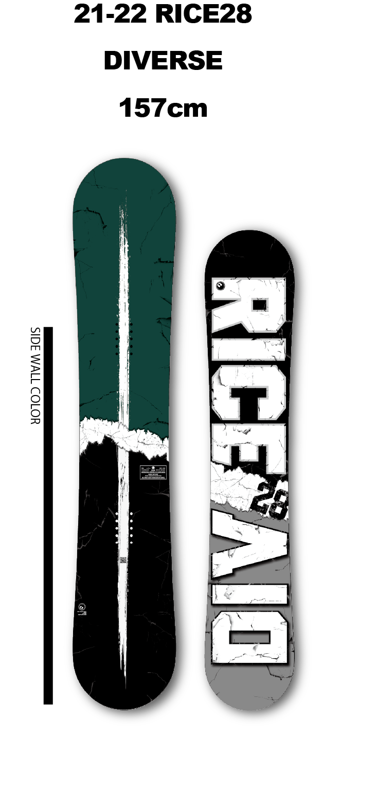 見事な創造力 スノーボード RICE28 ライス28 板 22-23-BO DIVERSE